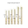 6pcs Drill Bits Power Tool Accessories Device for Drills Tools Handy Supplies Accessory Alloy Mountings Sturdy