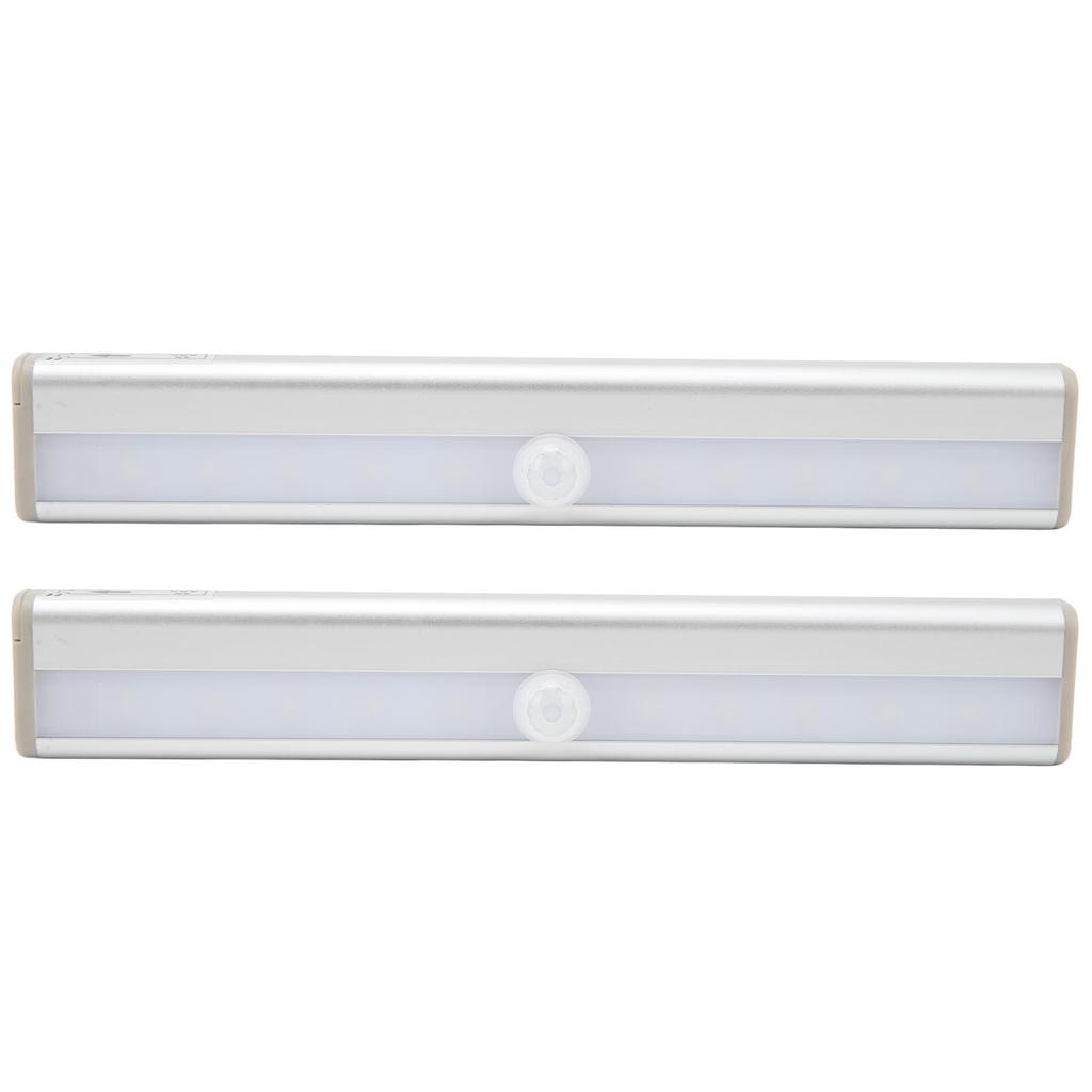 2 Stück Wohnmobil Trittbeleuchtung Tag Nacht Wahrnehmung Hohe Empfindlichkeit Weiße Beleuchtung Bewegungssensor Lichtleiste