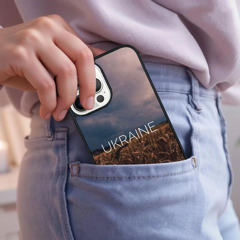 Frieden Liebe & Ukraine Handyhülle Für iPhone 17 Air 15 16e 14 13 Pro Max Hülle 12 11 Pro Max PLUS cover