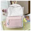 Schoolbagins High-value student schoolbag Fresh and sweet candy-colored star campus backpack Large capacity lightweight backpack