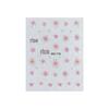 3D Embossed Starry Sky & Red Fireworks Nail Stickers for Christmas & New Year
