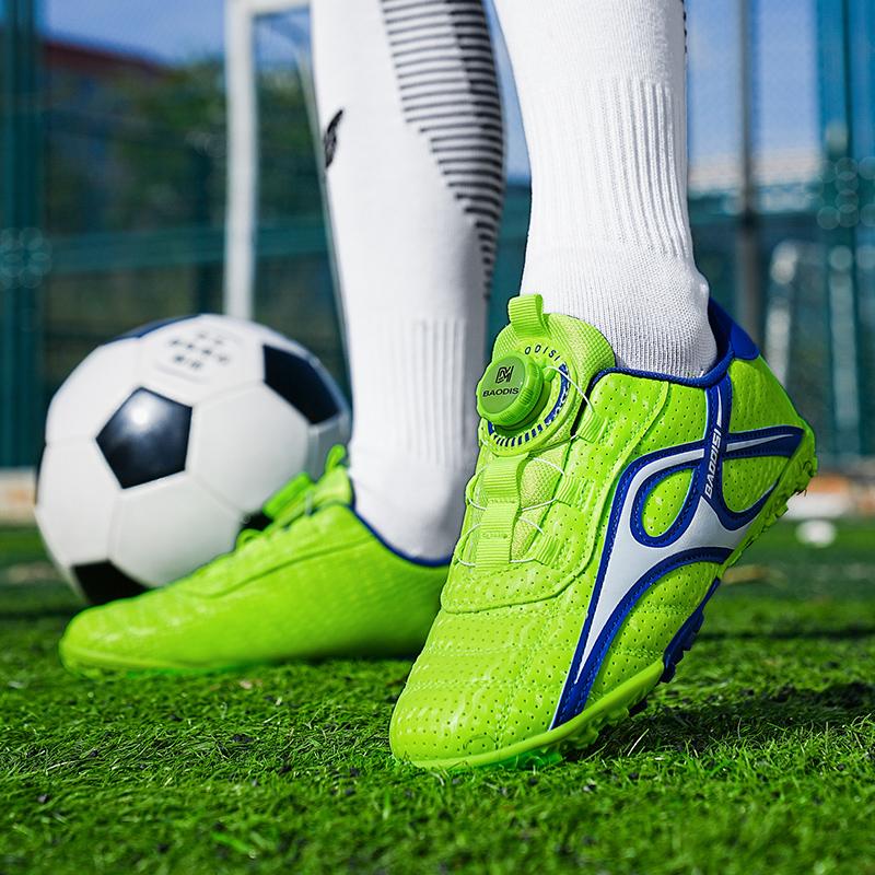 Scarpe da calcio per bambini Society TF/FG Scarpe da calcio per la scuola Scarpe da calcio con tacchetti Scarpe da ginnastica per erba per ragazzi e ragazze Calzature sportive per allenamento all'aperto Taglia 28-39