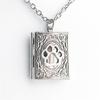 Book‑Shaped Openable Photo Locket Necklace, Keepsake Memory Pendant Jewelry, Sentimental Graduation & Teacher Appreciation Gift