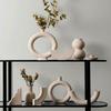 Vază Ceramică Minimalistă Nordică Ornamente Aranjament Flori Uscate Decorațiune Fabuloasă pentru Sufragerie Mobilier TV Birou