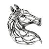 Dainty Hollowed Horse Brooch Pin Alloy Chest Jewelry Lightweight Corsage Pin for Women Men Color Selection