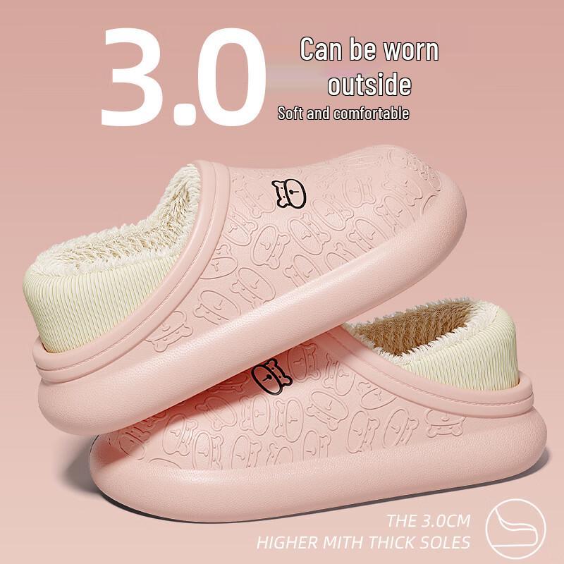 Kenuo Little Bear Soft Warm Home Slippers