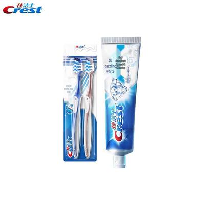 Crest Oral Care Bundle: 7-Effect Toothbrush & 3D White Toothpaste
