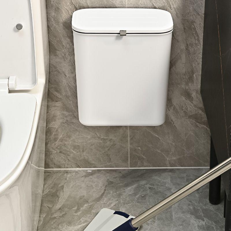 Large Capacity Wall-Mounted Trash Can with Lid for Kitchen, Office, and Bathroom