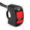 Motorcycle Handlebar Mount On-Off Button Switch Double Flash Dangerous Lamp Switch Controller Switch