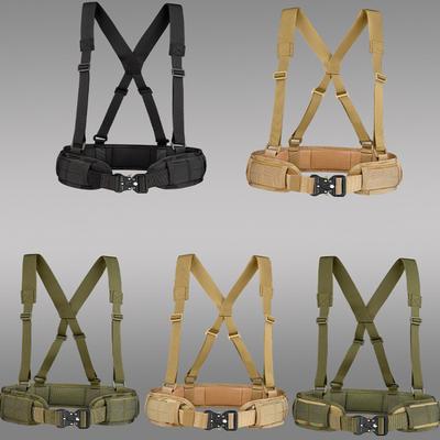 Outdoor Multifunctional Tactical Waistband Nylon Braided Belt Tactical Waistband Fishing Sling