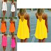 Copricostume Bikini Elegante Estivo da Spiaggia da Donna Costume da Bagno Boho Abito Svasato da Sole