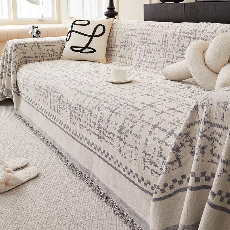 Chenille Sofabezug, Ein vollständiger All-inclusive-Sofabezug, Universeller Anti-Katzenkratz-Kissenbezug für alle Jahreszeiten