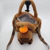 Lovely Capybara Plush HandBag Kawaii Orange Capibara Toy Shoulder Bag Mobile Phone Bag Tote Bag Cute Children's Birthday Gift