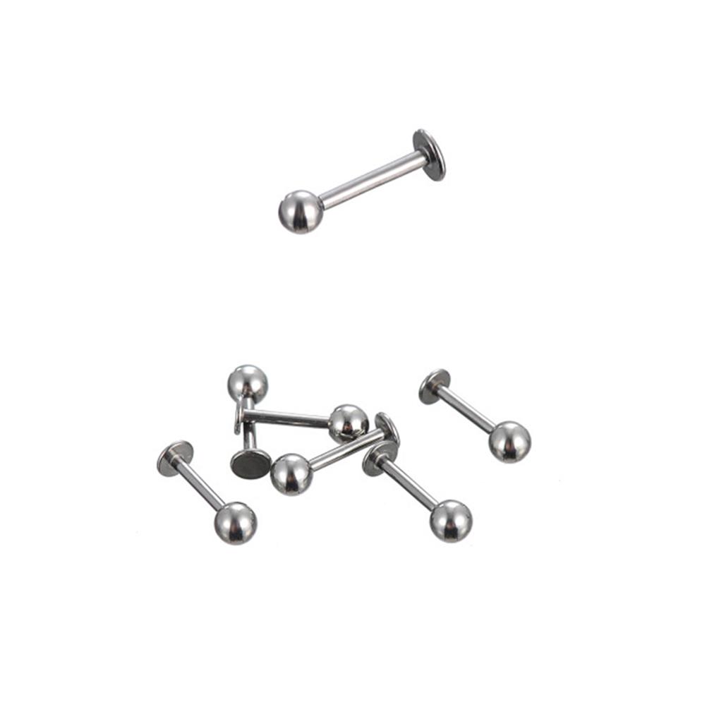 85 pezzi piercing alla lingua, al sopracciglio, al labbro, all'ombelico, in acciaio inossidabile, gioielli per il corpo