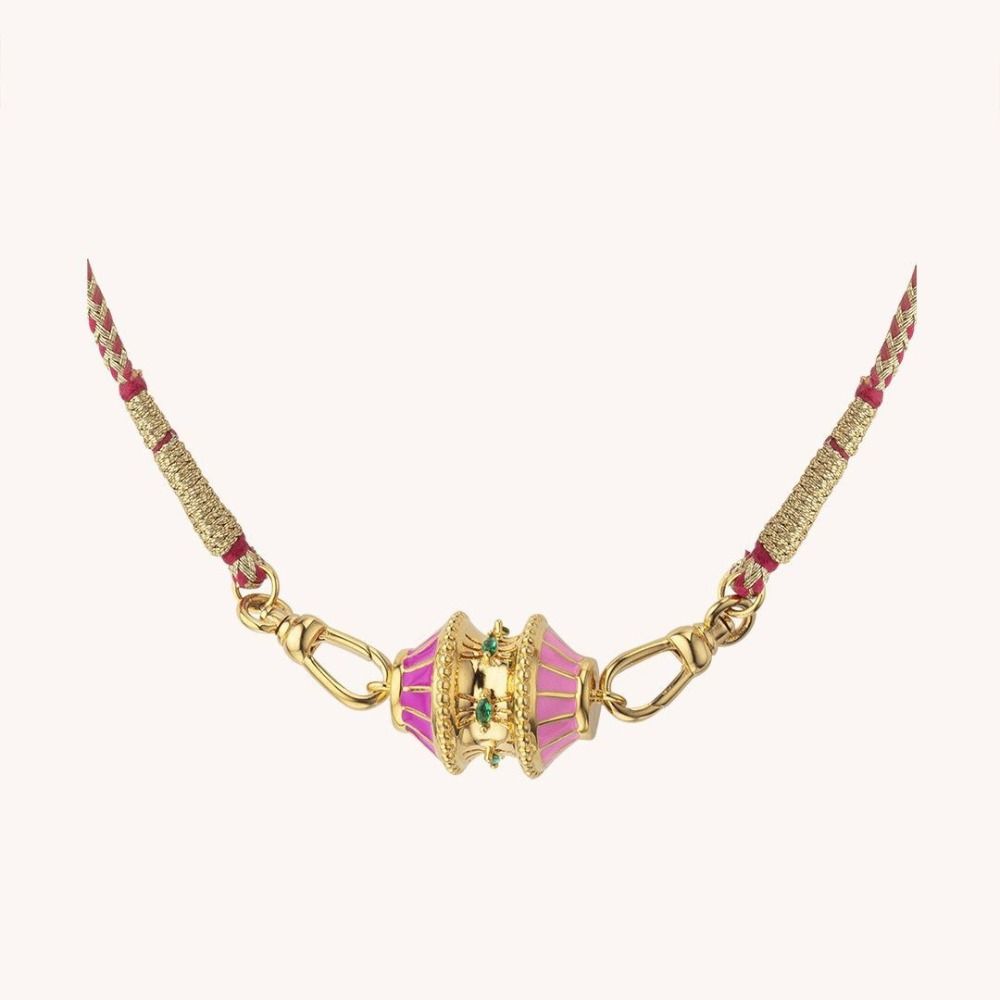 Ethnic Style Beaded Necklace Zircon Bohemian Multicolor Necklace Women's Collarbone Chain  Unisex