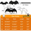 Halloween Dog Bat Costume with Leash Cat Pet Bat Wings Clothes Funny Apparel Outfit Dress Up Accessories for Cosplay Party XL