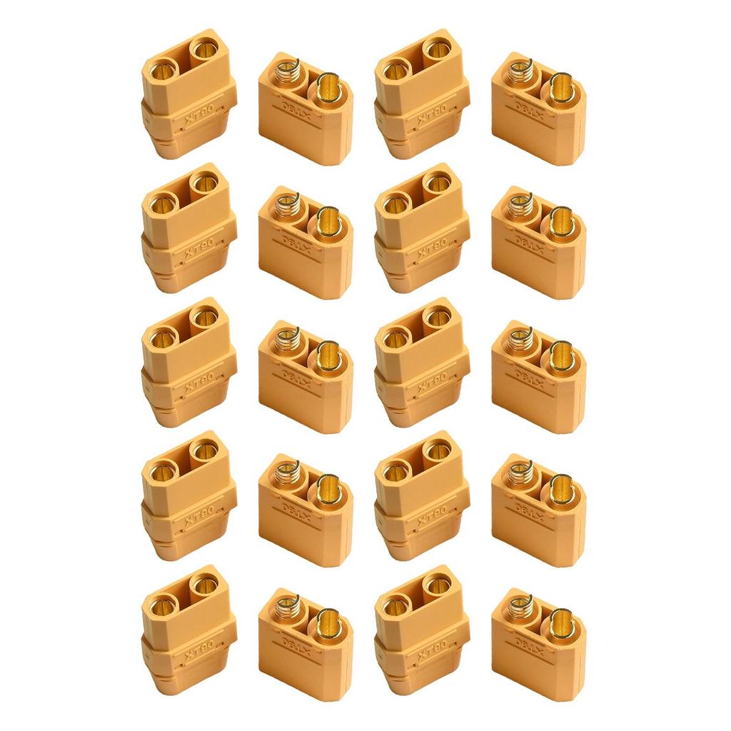 For RC Power Solution with 20XT90 Male and Female Connectors Up To 90A