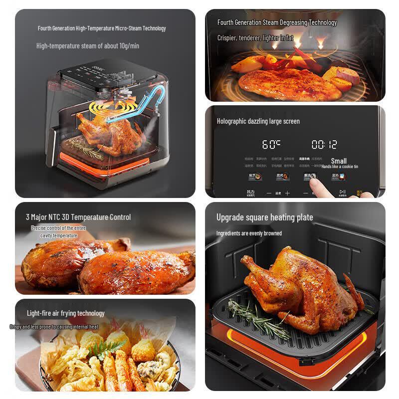Midea 6.5L Multi-function Steam Air Fryer Oven