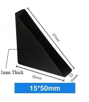 200Pcs Black Plastic Shape Triple Cornered Tile Marble Granite Slab Sheet Panel Glass Corner Protector Cushion Packing