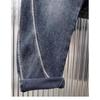 New 2026 thickened men's jeans, loose straight casual wide-leg pants