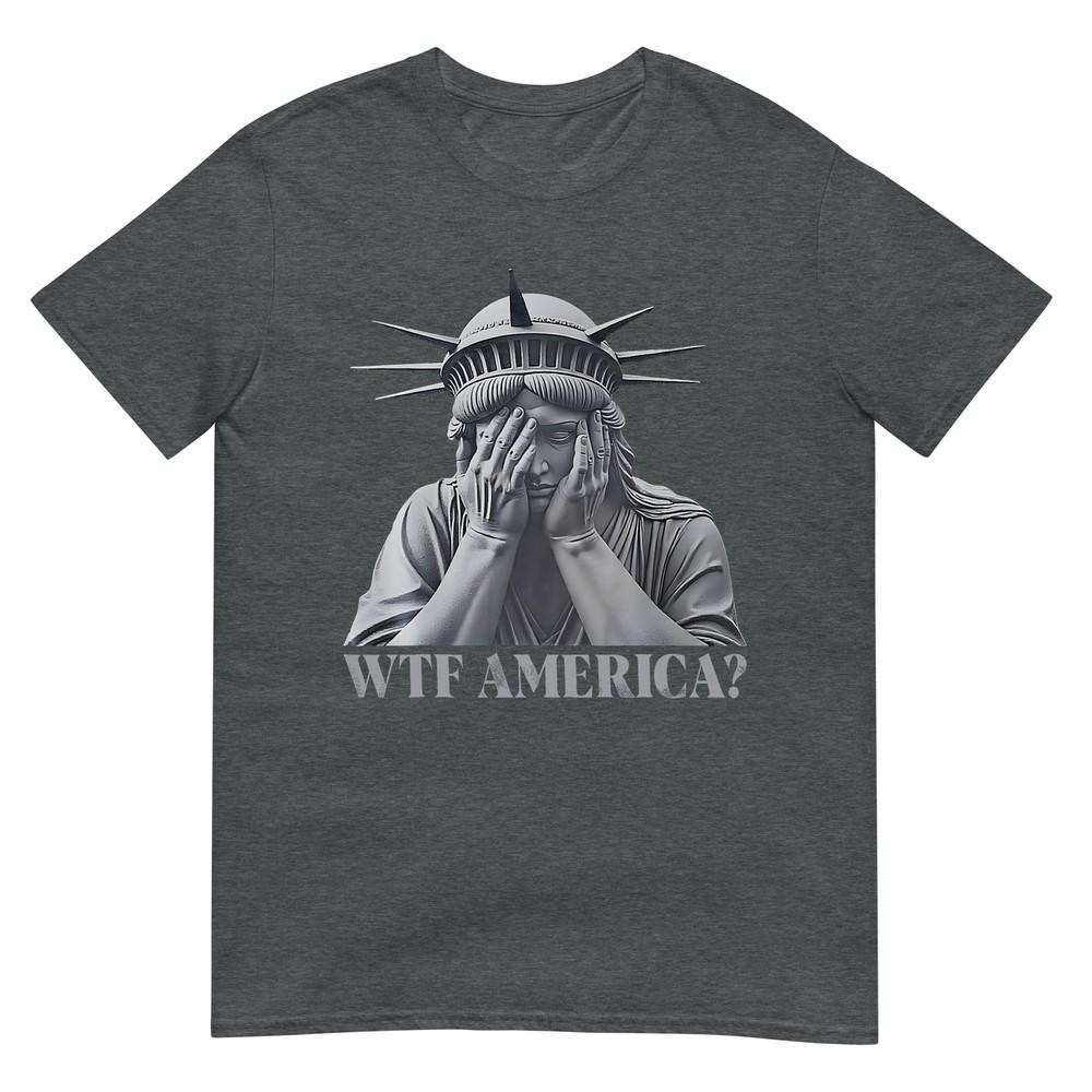 Wtf America AntiTrump Political And Democracy TShirt
