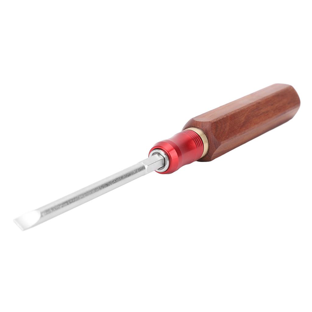 Quick Change Wood Handle Screwdriver Set PH Slot Bits with Quick Release Driver Cr V Steel Rosewood