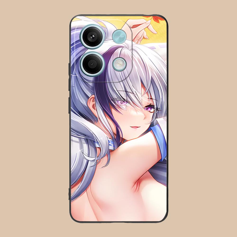 Azur Lane Unzen Matte TPU Handyhülle für POCO M7 M6 M5 M4 M3 X7 X6 X5 X4 X3 Pro GT 5G Bunte Druckabdeckung
