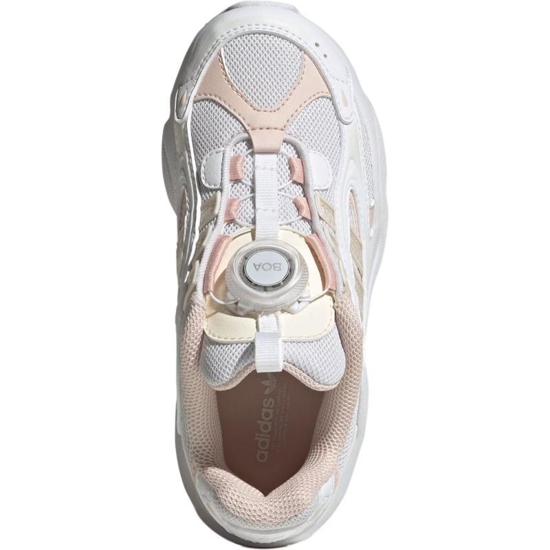 adidas Originals Ozmillen Low Top Kids Lifestyle Shoes White Light Pink Kids' Sneakers HQ0276