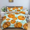 Pumpkin Bedding Set Halloween Decor Duvet Cover Set Bed Set Duvet Cover with 1/2 Pillowcase Comforter Bedding Sets Twin Queen