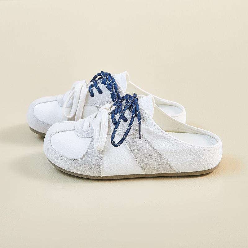 The New Semi-pallet Shoes for Students Are Sporty Casual Breathable and Height-increasing