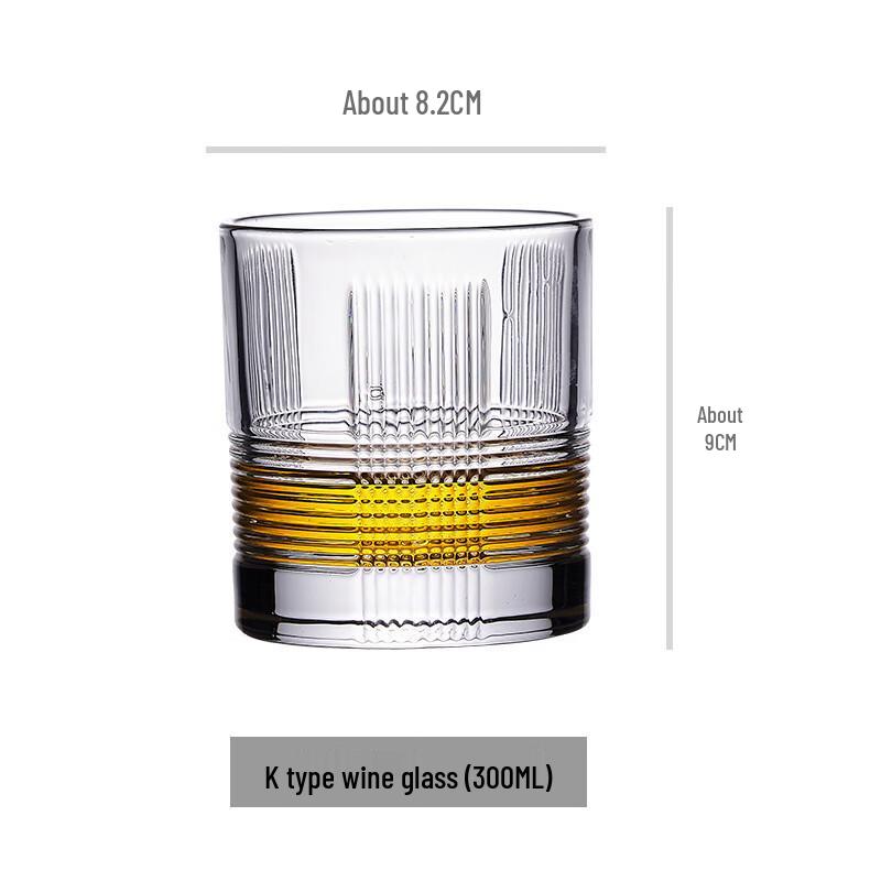WZ Classical Crystal Glass Whisky & Beer Tumbler Set