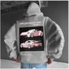 Oversized Gothic Hoodie Long Sleeve Harajuku Sweatshirt Unisex Vintage Hip Hop Winter Top