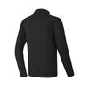 FILA 2025 Q1 Sports Versatile Knitted Long Sleeve T-Shirt Men Tops Deep-Black A11M511207FBK