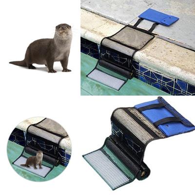 Fluchtrampe für Tierpools, wasserdicht, verschleißfest, kratzfest, hohe Reibung, rutschfest, Rettungsnetz für Kleintiere, Froschschutz