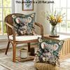 2pcs Vintage Floral Koala Throw Pillow Covers 2D Flat Print Decorative Cushion Cases for Sofa Bedroom Living Room Cushion Cover