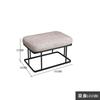 Light Luxury Iron Shoe Stool - Nordic Cloakroom Bench for Living Room