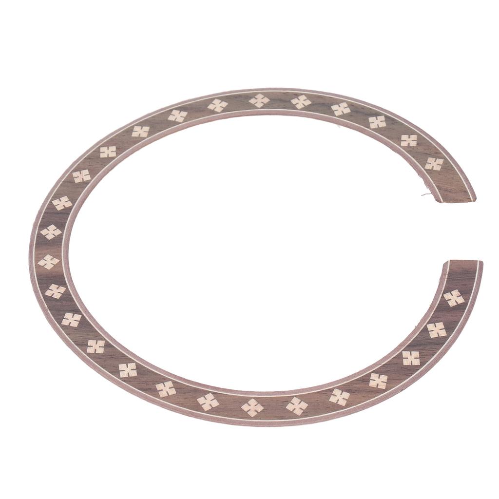 Soundhole Rosette Decal Sticker for Acoustic Classical 40in 41in Guitar Waterproof Guitar Wood Rosette Folk Soundhole