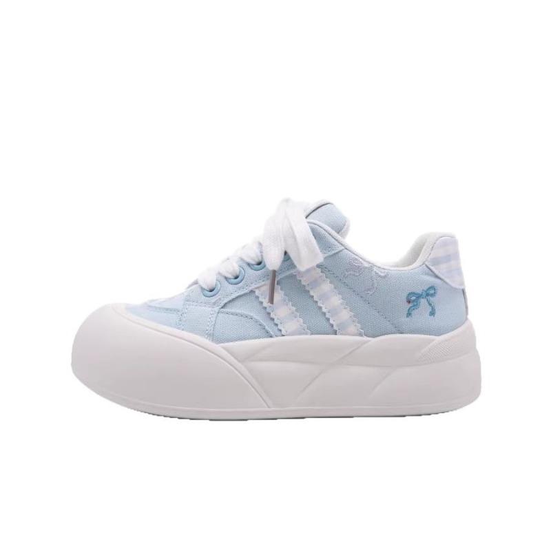 Student platform white shoes women's summer new versatile shoes board shoes casual bread shoes