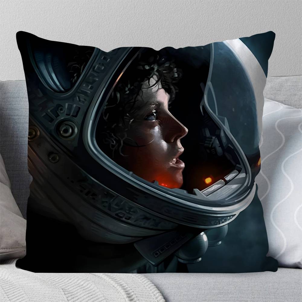 Classic Movie A-Alien Pillow Case Square Pillow Bedroom Sofa Leisure Comfort Cushion Car Living Room Home Decoration