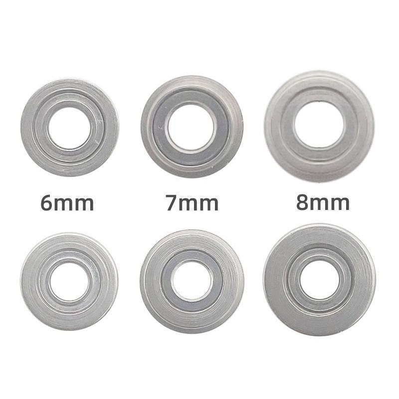 6Pcs/Set Bearing Steel Gear Shim For 6-8Mm Gearbox Airsoft Paintball Accessories