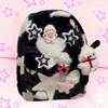 Doll Puppy And Star Decoration Spotted Plush Backpack With Capacity Large