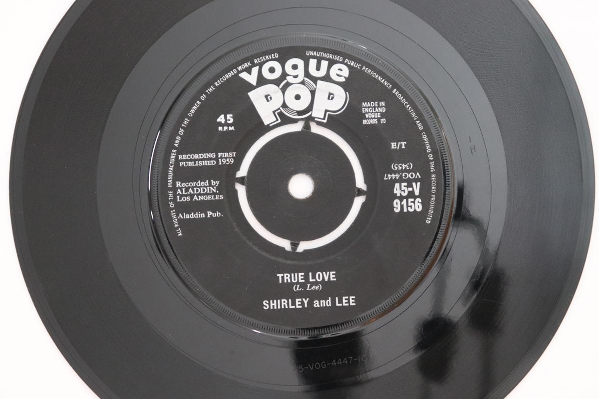 

7inch Record SHIRLEY & LEE - True Love 45v9156 Vogue Pop 1959 UK Soul/Funk Used