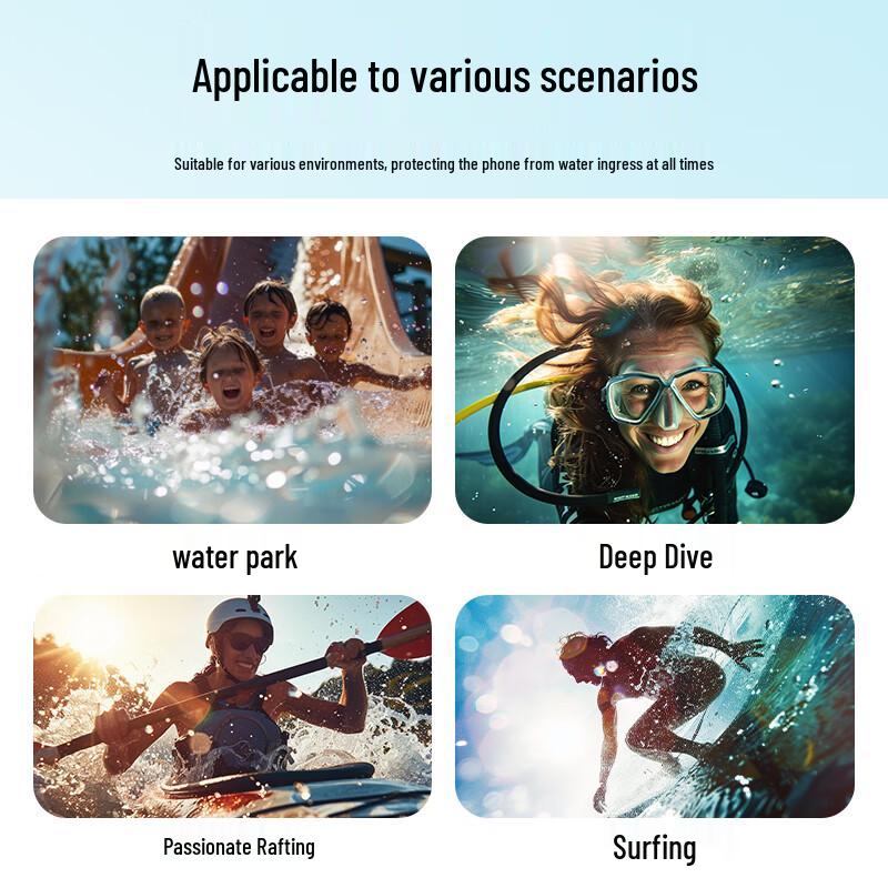 Universelle wasserdichte Handyhülle mit Touchscreen