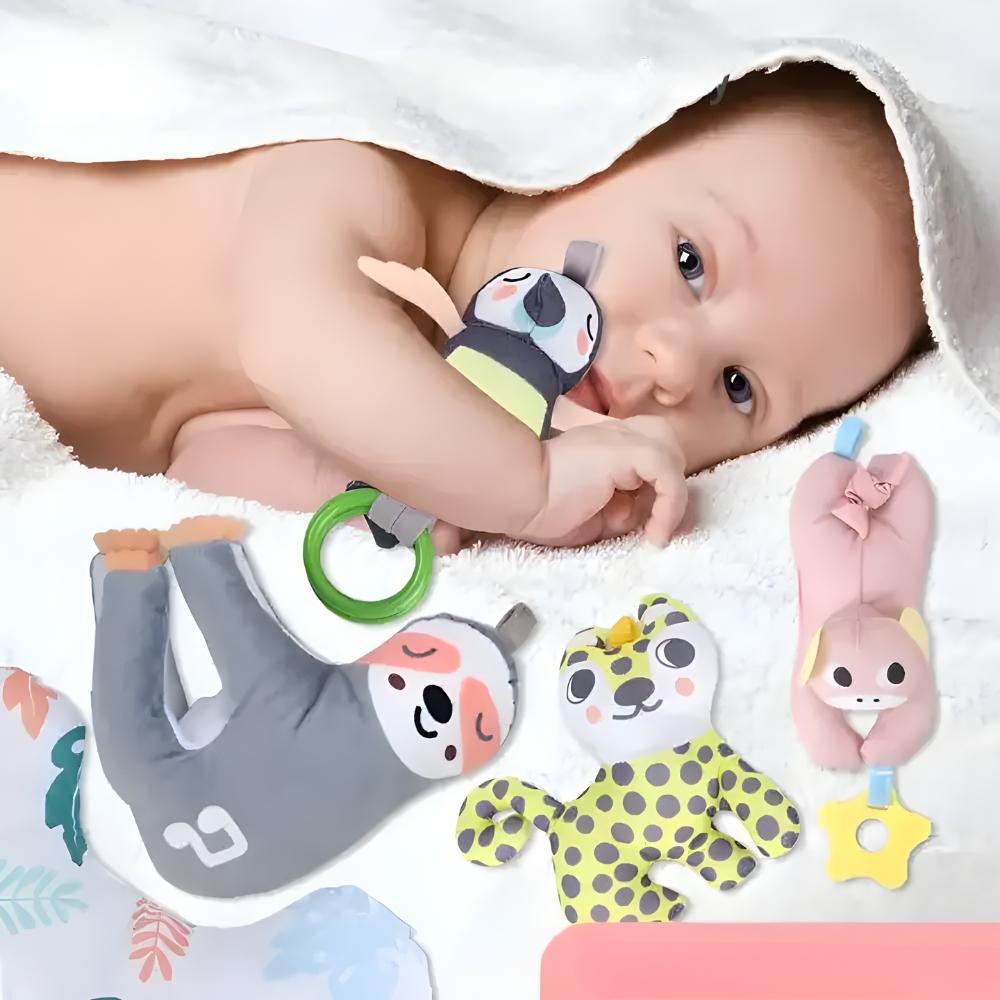 Large educational mat, interactive toys for babies, sloth, colorful
