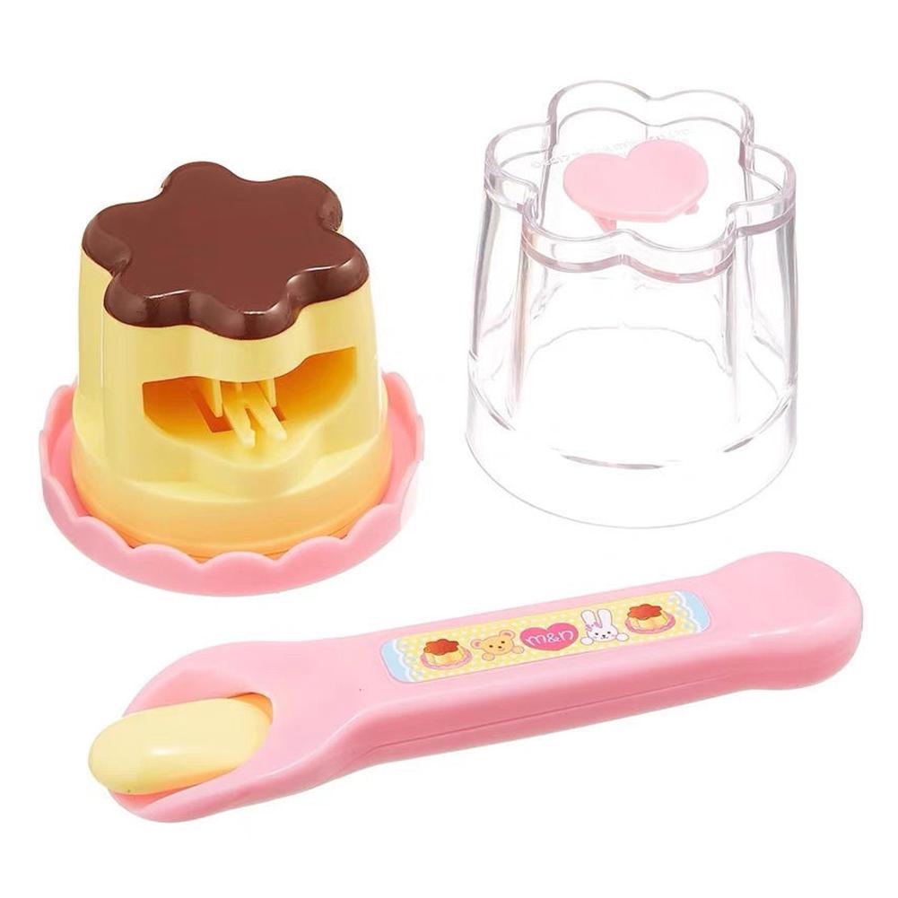 NEW Food Feeding Little Bear Bento Food Platter Lunch Box, Pudding Feeding Toy Pudding Set Ornaments Models For Kids Girls
