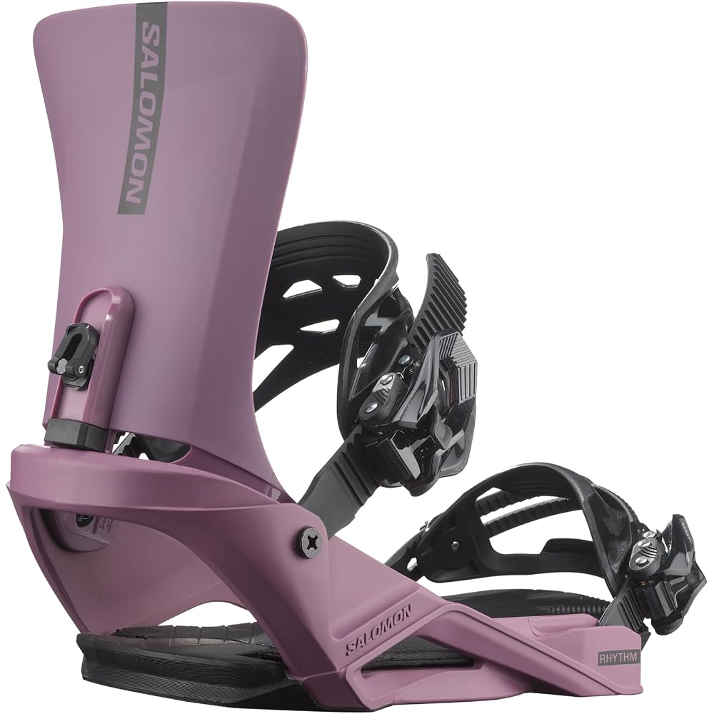 Salomon Rhythm Snowboard Bindings Unisex 2024-25 Model Size M Black