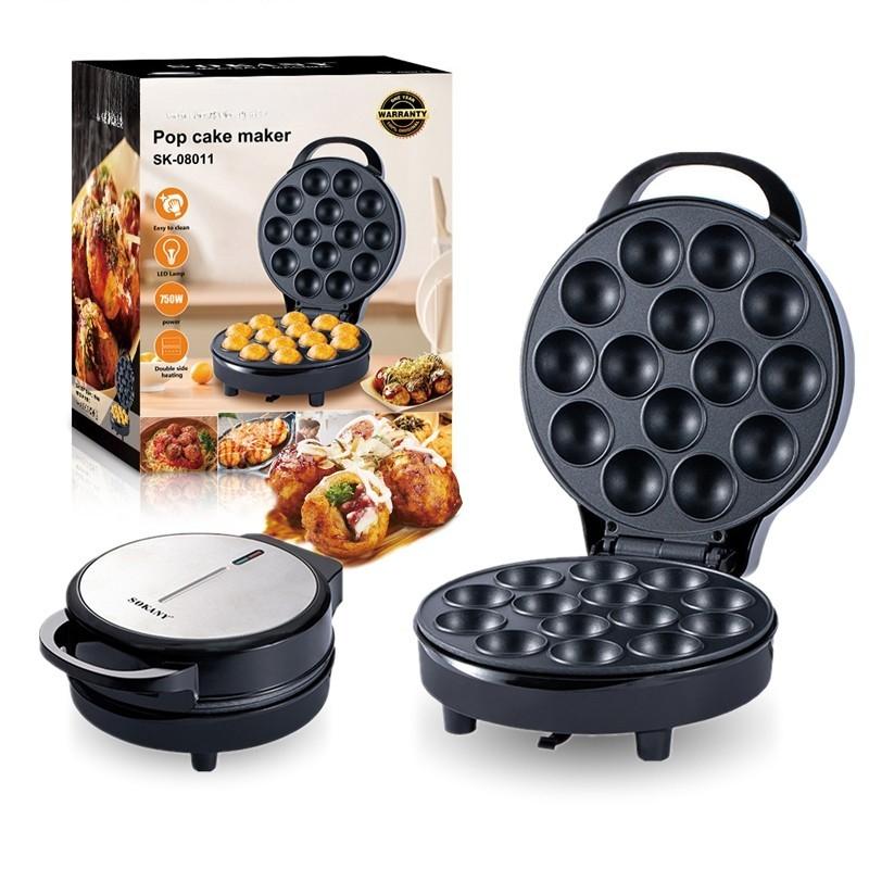 750W Non-Stick Cupcake Maker Household Donuts Octopus Balls Griddle Cooking Machine High Power Electric Pop Cake Maker
