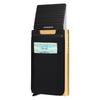 Ultra-Thin Anti-Theft Metal Card Holder - Minimalist Pop-Up Design for Men & Women, Large Capacity, Anti-Magnetic, Trendy