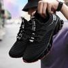 A Pair Of Men'S Shoes, Blade Shoes, Large Size Autumn Fly-Woven Mesh Student Sports And Leisure Running Shoes