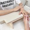 Wooden Base Beveled Hand Pillow Tilt Design Nail Art Stand Nail Arm Rest Cushion  Nail Art Tool